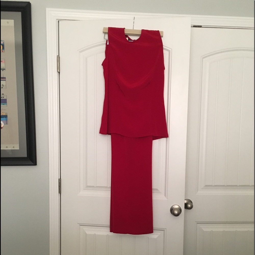 Lady’s cocktail suit.